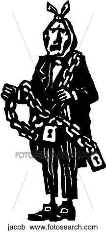 Clipart - Jacob Marley. Fotosearch