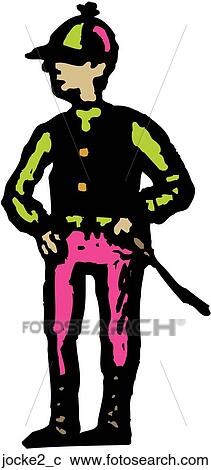 Jockey 2 View Large Clip Art Graphic Clipart - Jockey 2. Fotosearch