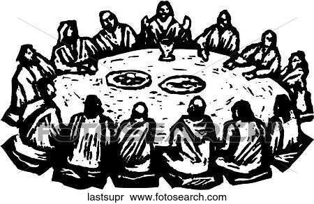 Clipart - Last Supper. Fotosearch