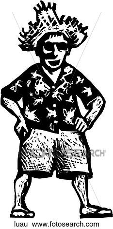 Clip Art - Luau. Fotosearch