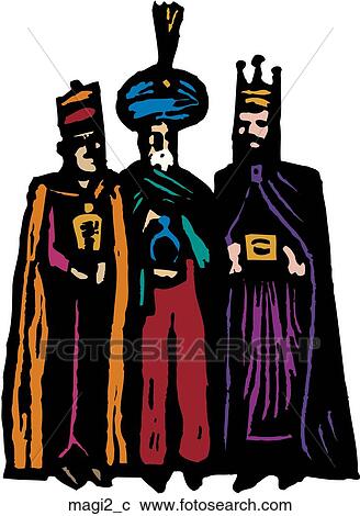 Clipart - Magi 2. Fotosearch