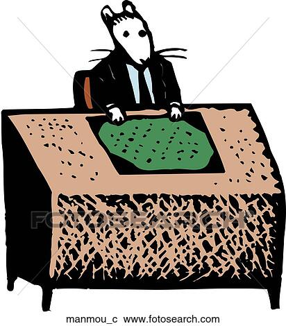 Clipart - Man Mouse. Fotosearch