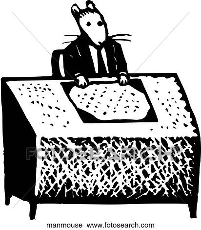 Clipart - Man Mouse. Fotosearch