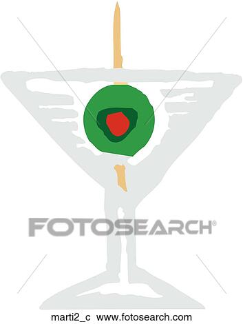 Clipart - Martini. Fotosearch