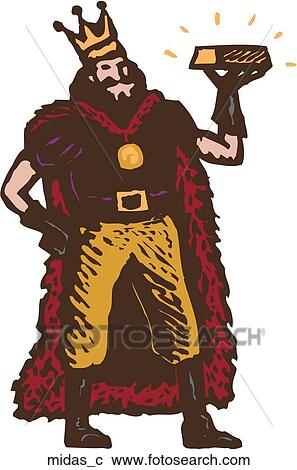 Midas View Large Clip Art Graphic Clipart - Midas. Fotosearch