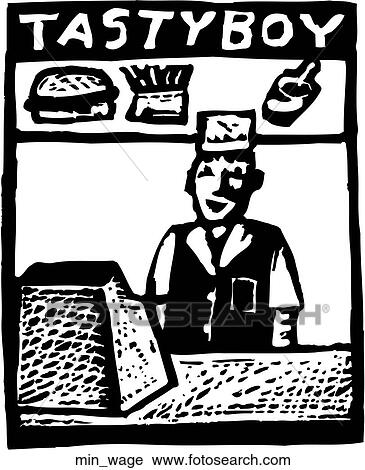 Clipart - Minimum Wage. Fotosearch