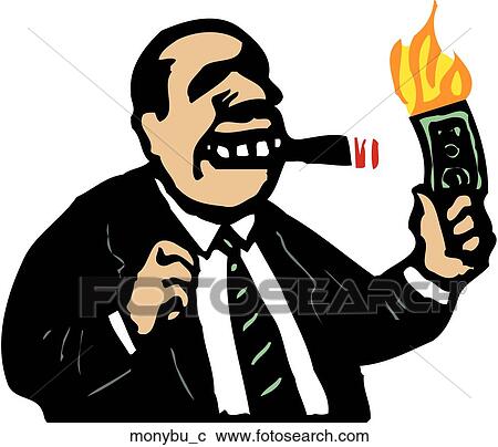 Money Burn View Large Clip Art Graphic Clipart - Money Burn. Fotosearch