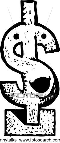 Clip Art - Money Talks. Fotosearch