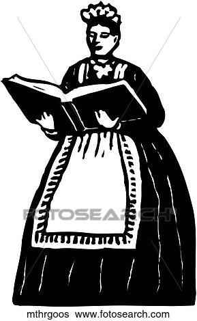 Clip Art - Mother Goose. Fotosearch