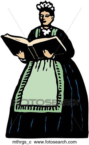 Clipart - Mother Goose. Fotosearch