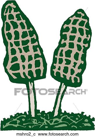 Mushroom 2 View Large Clip Art Graphic Clipart - Mushroom 2. Fotosearch
