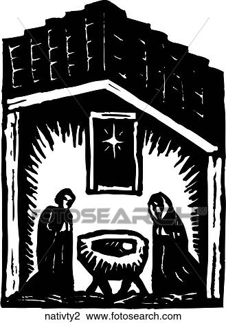 Clipart - Nativity 2. Fotosearch