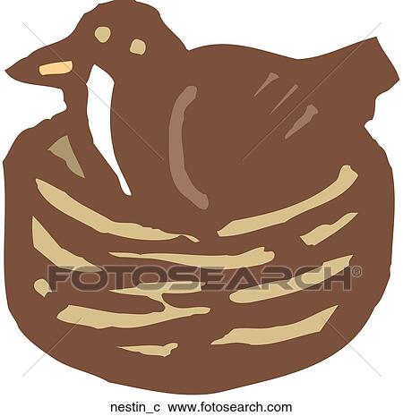 Clipart - nesting. Fotosearch
