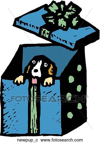 Clipart - New Puppy. Fotosearch