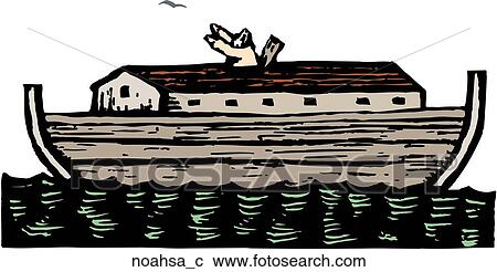 Noah's Ark View Large Clip Art Graphic Clipart - Noah's Ark. Fotosearch