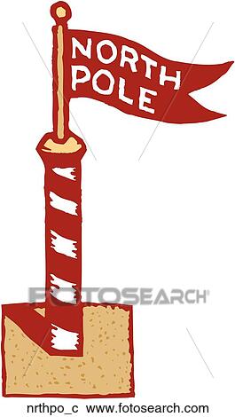 Clipart - North Pole. Fotosearch