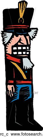 Clipart - Nutcracker. Fotosearch