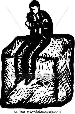 On Ice View Large Clip Art Graphic Clipart - On Ice. Fotosearch
