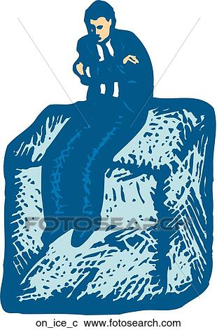 Clipart - On Ice. Fotosearch