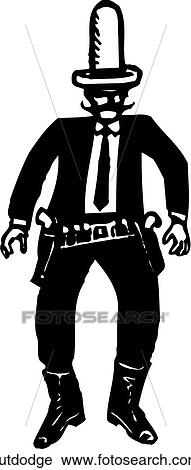 Out of Dodge View Large Clip Art Graphic Clipart - Out of Dodge. Fotosearch