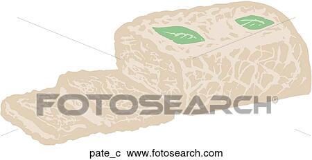 Pate View Large Clip Art Graphic Clipart - Pate. Fotosearch
