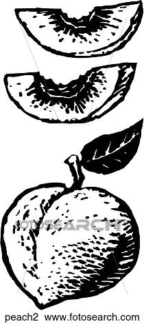 Peach 2 View Large Clip Art Graphic Clipart - Peach 2. Fotosearch