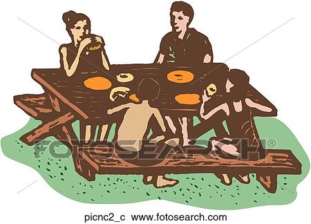 Clipart - Picnic 2. Fotosearch