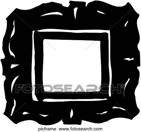 Picture Frame View Large Clip Art Graphic Clipart - Picture Frame. Fotosearch