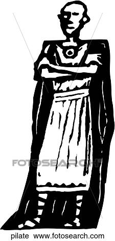 Pilate View Large Clip Art Graphic Clipart - Pilate. Fotosearch