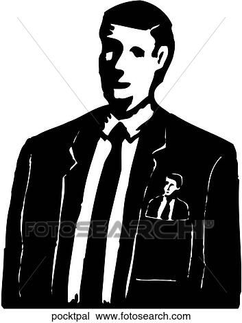 Clipart - Pocket Pal. Fotosearch