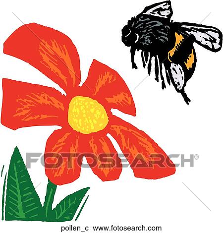 Clipart - Pollen. Fotosearch