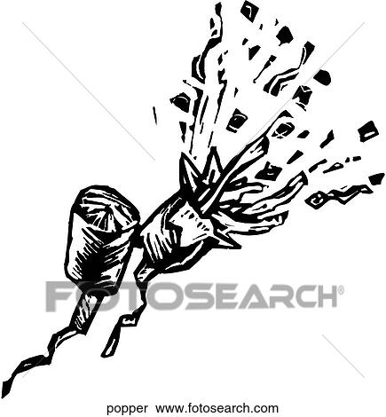 Popper View Large Clip Art Graphic Clipart - Popper. Fotosearch