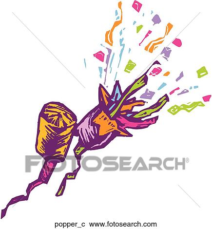 Clipart - Popper. Fotosearch