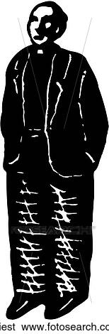Priest View Large Clip Art Graphic Clip Art - Priest. Fotosearch