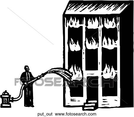 Clip Art of Put Out Fires put_out - Search Clipart, Illustration ...