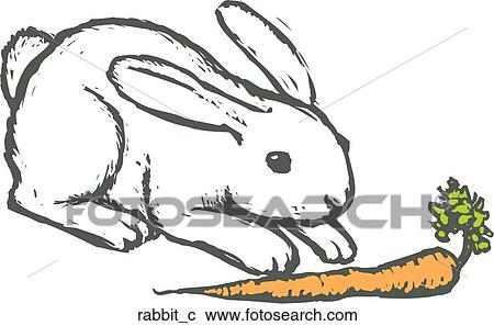 Clipart - Rabbit. Fotosearch