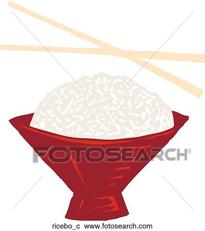 Clipart - Rice Bowl. Fotosearch