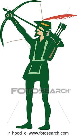 Clipart - Robin Hood. Fotosearch