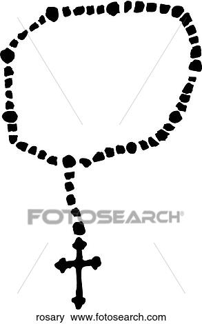 Clip Art - Rosary. Fotosearch