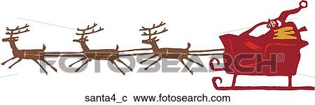 Clipart - Santa 4. Fotosearch