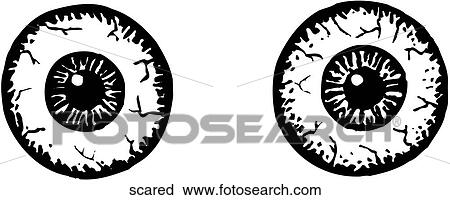 Clipart - Scared. Fotosearch