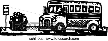 School Bus View Large Clip Art Graphic Clip Art - School Bus. Fotosearch