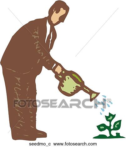 Seed Money View Large Clip Art Graphic Clipart - Seed Money. Fotosearch