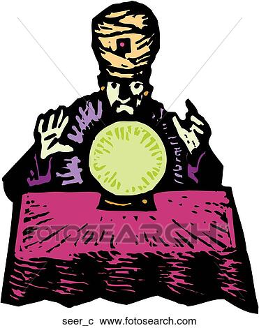 Seer View Large Clip Art Graphic Clipart - Seer. Fotosearch