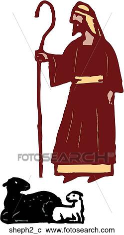 Shepherd 2 Clipart | sheph2_c | Fotosearch