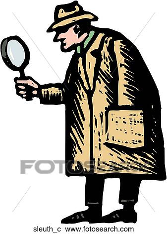 Sleuth View Large Clip Art Graphic Clipart - Sleuth. Fotosearch
