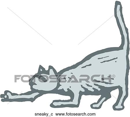 Clipart - Sneaky. Fotosearch