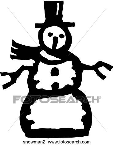 Snowman 2 View Large Clip Art Graphic Clipart - Snowman 2. Fotosearch
