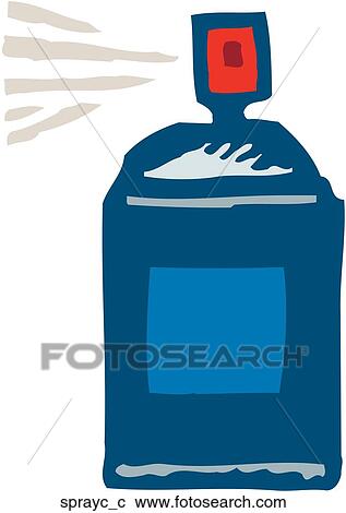 Spray Can View Large Clip Art Graphic Clipart - Spray Can. Fotosearch