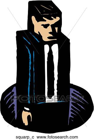 Square Peg In a Round Hole View Large Clip Art Graphic Clipart - Square Peg In a Round Hole. Fotosearch